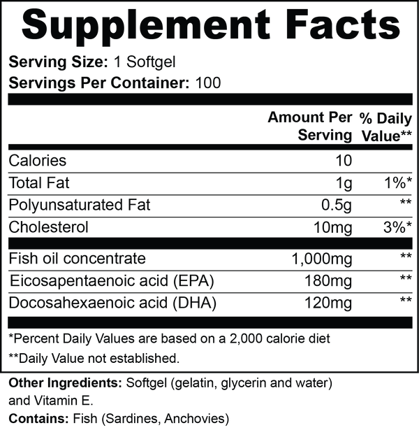 Omega-3 EPA & DHA